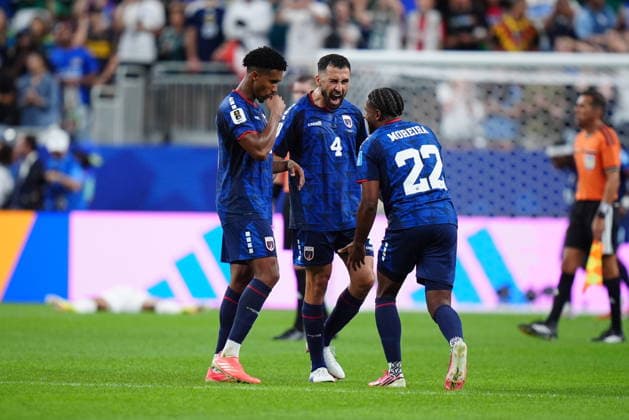 Cape Verde v Saudi Arabia - FIFA World Cup, WM, Weltmeisterschaft, Fussball 2026 - Group H HOUSTON, USA - JUNE 26: Players of Cape Verde celebrate after the FIFA World Cup 2026 Group H match between Cape Verde and Saudi Arabia at Houston Stadium on June 26, 2026 in Houston, Texas. Hakan Akgun Anadolu Texas United States. Editorial use only. Please get in touch for any other usage.  Copyright: x2026xAnadoluxHakanxAkgunx