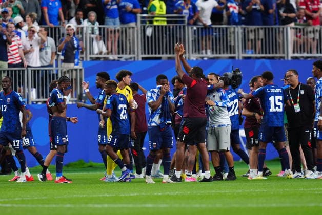 Cape Verde v Saudi Arabia - FIFA World Cup, WM, Weltmeisterschaft, Fussball 2026 - Group H HOUSTON, USA - JUNE 26: Players of Cape Verde celebrate after the FIFA World Cup 2026 Group H match between Cape Verde and Saudi Arabia at Houston Stadium on June 26, 2026 in Houston, Texas. Hakan Akgun Anadolu Texas United States. Editorial use only. Please get in touch for any other usage.  Copyright: x2026xAnadoluxHakanxAkgunx