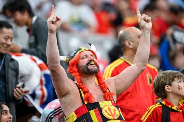 New Zealand vs Belgium - FIFA World Cup, WM, Weltmeisterschaft, Fussball 2026 VANCOUVER, CANADA - JUNE 26 : Obelgix, Illustration picture of Belgium fans during the FIFA World Cup 2026 Group G match between New Zealand and Belgium at the BC Place Stadium on June 26, 2026 in Vancouver, Canada, 26 06 2026 Vancouver Canada  Copyright: xNicoxVereeckenx