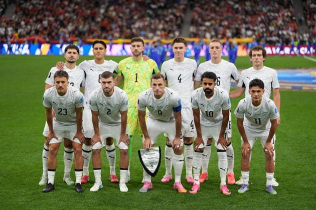 New Zealand v Belgium - FIFA World Cup, WM, Weltmeisterschaft, Fussball 2026 - Group G VANCOUVER, CANADA - JUNE 26: Players of New Zealand pose for a photo prior the 2026 FIFA World Cup First Stage Group G match between New Zealand and Belgium at BC Place (Vancouver Stadium) in Vancouver, British Columbia, Canada on June 26, 2026. Ercin Erturk Anadolu British Columbia Canada. Editorial use only. Please get in touch for any other usage.  Copyright: x2026xAnadoluxErcinxErturkx