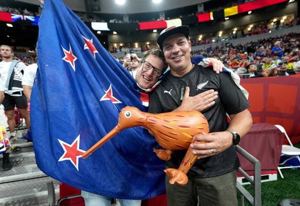FIFA World Cup, WM, Weltmeisterschaft, Fussball 2026 - Group G - New Zealand vs Belgium Fans of New Zealand cheer before the FIFA World Cup 2026 group stage match New Zealand against Belgium, in Vancouver, Canada, 26 June 2026. VANCOUVER Canada  Copyright: xBOBxFRIDx