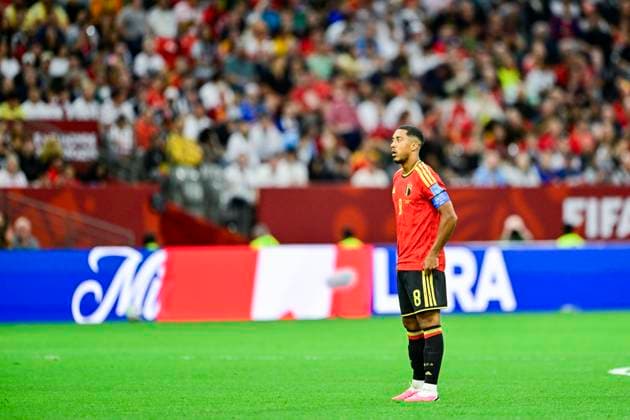 New Zealand vs Belgium - FIFA World Cup, WM, Weltmeisterschaft, Fussball 2026 VANCOUVER, CANADA - JUNE 26 : Tielemans Youri midfielder of Belgium during the FIFA World Cup 2026 Group G match between New Zealand and Belgium at the BC Place Stadium on June 26, 2026 in Vancouver, Canada, 26 06 2026 Vancouver Canada  Copyright: xJanxDexMeuleneirx