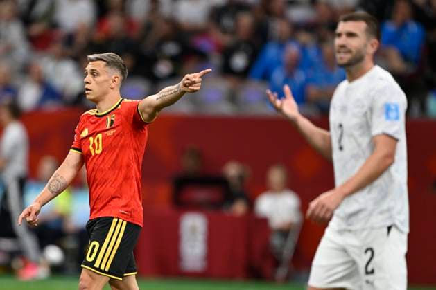 New Zealand vs Belgium - FIFA World Cup, WM, Weltmeisterschaft, Fussball 2026 VANCOUVER, CANADA - JUNE 26 : Trossard Leandro forward of Belgium dejected during the FIFA World Cup 2026 Group G match between New Zealand and Belgium at the BC Place Stadium on June 26, 2026 in Vancouver, Canada, 26 06 2026 Vancouver Canada  Copyright: xNicoxVereeckenx