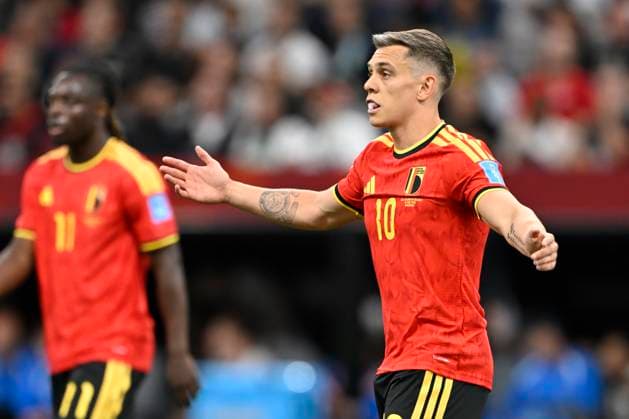 New Zealand vs Belgium - FIFA World Cup, WM, Weltmeisterschaft, Fussball 2026 VANCOUVER, CANADA - JUNE 26 : Trossard Leandro forward of Belgium dejected during the FIFA World Cup 2026 Group G match between New Zealand and Belgium at the BC Place Stadium on June 26, 2026 in Vancouver, Canada, 26 06 2026 Vancouver Canada  Copyright: xNicoxVereeckenx