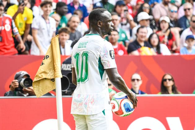 Senegal national team, Nationalteam vs Iraq National Team. FIFA World Cup, WM, Weltmeisterschaft, Fussball 2026 Group I match. Sadio MANE (10) during the match played between the National Teams of Senegal and Iraq. FIFA World Cup 2026 Group E match, played on 26.06.26 at the Toronto Stadium in Toronto, Ontario, Canada. Photo Jose Campos PMEimages Toronto Ontario Canada Copyright: xJosexCamposx xPMEimagesx
