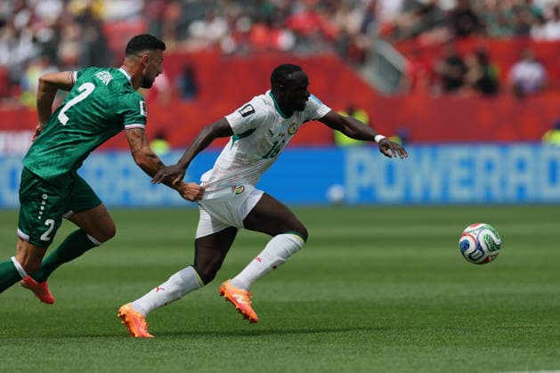 Toronto, Canada - 26 June: Sadio Mane 10 of Senegal and Rebin Sulaka 2 of Iraq in action during the FIFA World Cup, WM, Weltmeisterschaft, Fussball 2026 match between Senegal vs Iraq at Toronto Stadium on 26 June 2026. Toronto Toronto Stadium Canada Copyright: xOPAxImagesxMohammadxKaramalix