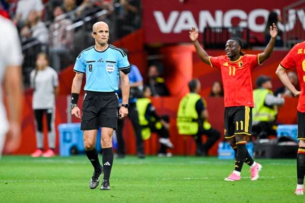New Zealand vs Belgium - FIFA World Cup, WM, Weltmeisterschaft, Fussball 2026 VANCOUVER, CANADA - JUNE 26 : Referee during the FIFA World Cup 2026 Group G match between New Zealand and Belgium at the BC Place Stadium on June 26, 2026 in Vancouver, Canada, 26 06 2026 Vancouver Canada  Copyright: xNicoxVereeckenx