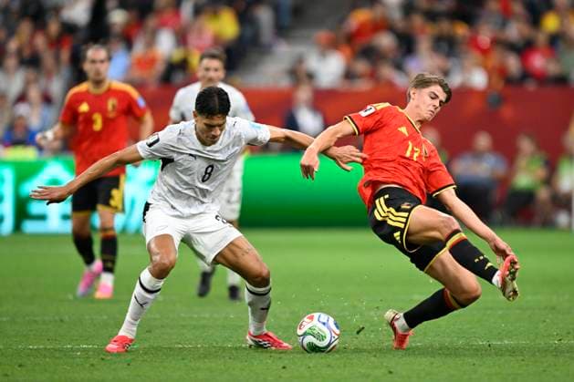 New Zealand vs Belgium - FIFA World Cup, WM, Weltmeisterschaft, Fussball 2026 VANCOUVER, CANADA - JUNE 26 : De Ketelaere Charles midfielder of Belgium in action during the FIFA World Cup 2026 Group G match between New Zealand and Belgium at the BC Place Stadium on June 26, 2026 in Vancouver, Canada, 26 06 2026 Vancouver Canada  Copyright: xNicoxVereeckenx