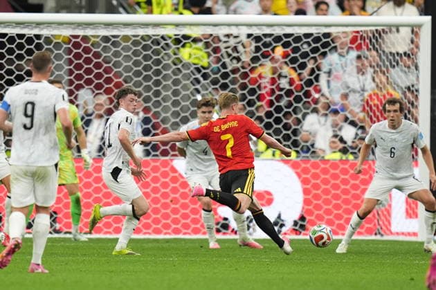 New Zealand v Belgium - FIFA World Cup, WM, Weltmeisterschaft, Fussball 2026 - Group G VANCOUVER, CANADA - JUNE 26: Kevin de Bruyne (7) of Belgium in action during the 2026 FIFA World Cup First Stage Group G match between New Zealand and Belgium at BC Place (Vancouver Stadium) in Vancouver, British Columbia, Canada on June 26, 2026. Ercin Erturk Anadolu British Columbia Canada. Editorial use only. Please get in touch for any other usage.  Copyright: x2026xAnadoluxErcinxErturkx