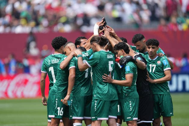 TORONTO, CANADA - JUNE 26: Iraq during the FIFA World Cup, WM, Weltmeisterschaft, Fussball group stage match between Senegal and Iraq at Toronto Stadium on June 26, 2026 in Toronto, Canada. Photo by Joseph Victor Copyright: xPicasax3.0x