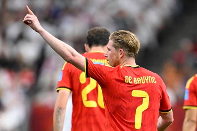 New Zealand vs Belgium - FIFA World Cup, WM, Weltmeisterschaft, Fussball 2026 VANCOUVER, CANADA - JUNE 26 : De Bruyne Kevin forward of Belgium celebrating scoring a goal (3-0) during the FIFA World Cup 2026 Group G match between New Zealand and Belgium at the BC Place Stadium on June 26, 2026 in Vancouver, Canada, 26 06 2026 Vancouver Canada  Copyright: xNicoxVereeckenx