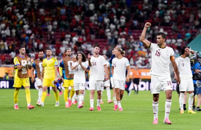 (260627) -- GUADALAJARA, June 27, 2026 -- Rodri (front) of Spain gestures after the group H match between Uruguay and Spain at the 2026 FIFA World Cup, WM, Weltmeisterschaft, Fussball at Guadalajara Stadium in Guadalajara, Mexico, June 26, 2026. (Photo by Xinhua) (SP)MEXICO-GUADALAJARA-FOOTBALL-FIFA WORLD CUP-GROUP H-URU VS ESP MartinxZabala 