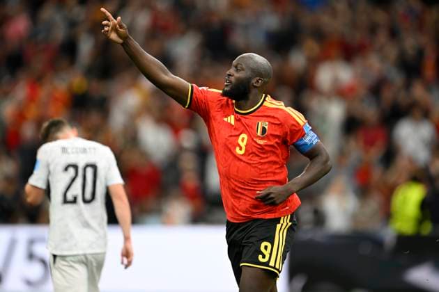 New Zealand vs Belgium - FIFA World Cup, WM, Weltmeisterschaft, Fussball 2026 VANCOUVER, CANADA - JUNE 26 : Lukaku Romelu forward of Belgium celebrating scoring a goal (4-1) during the FIFA World Cup 2026 Group G match between New Zealand and Belgium at the BC Place Stadium on June 26, 2026 in Vancouver, Canada, 26 06 2026 Vancouver Canada  Copyright: xNicoxVereeckenx
