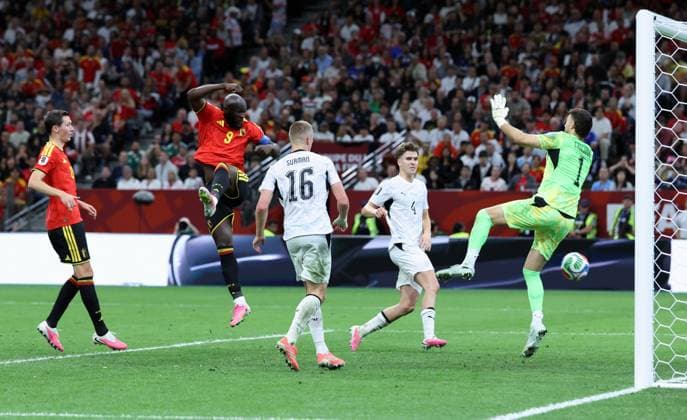 Belgium s Romelu Lukaku scores a goal during a soccer game between Belgian national team, Nationalteam Red Devils and New Zealand, on Friday 26 June 2026, at the BC Place Vancouver stadium in Vancouver, Canada, the third game in the group stage of the FIFA World Cup, WM, Weltmeisterschaft, Fussball 2026. The Diables Rouges - Rode Duivels were drawn into Group G. BRUNOxFAHY  x179497846x