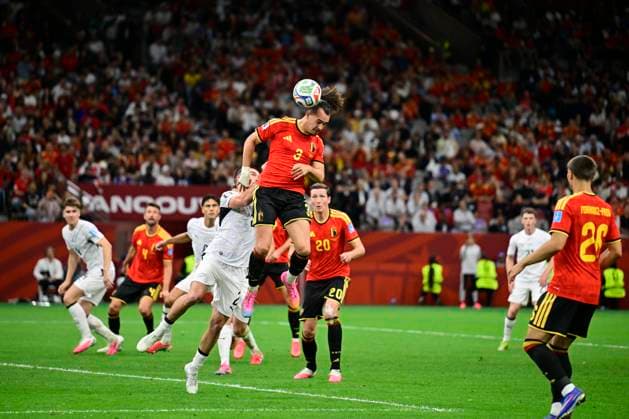 New Zealand vs Belgium - FIFA World Cup, WM, Weltmeisterschaft, Fussball 2026 VANCOUVER, CANADA - JUNE 26 : Theate Arthur defender of Belgium in action during the FIFA World Cup 2026 Group G match between New Zealand and Belgium at the BC Place Stadium on June 26, 2026 in Vancouver, Canada, 26 06 2026 Vancouver Canada  Copyright: xJanxDexMeuleneirx