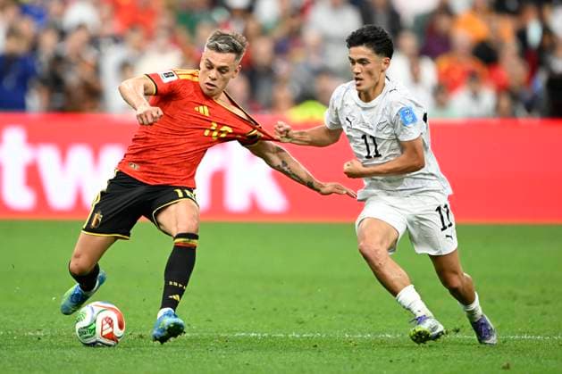 New Zealand vs Belgium - FIFA World Cup, WM, Weltmeisterschaft, Fussball 2026 VANCOUVER, CANADA - JUNE 26 : Trossard Leandro forward of Belgium in action during the FIFA World Cup 2026 Group G match between New Zealand and Belgium at the BC Place Stadium on June 26, 2026 in Vancouver, Canada, 26 06 2026 Vancouver Canada  Copyright: xNicoxVereeckenx