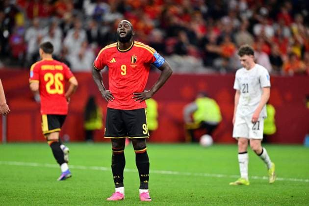 Belgium s Romelu Lukaku celebrates after scoring during a soccer game between Belgian national team, Nationalteam Red Devils and New Zealand, on Friday 26 June 2026, at the BC Place Vancouver stadium in Vancouver, Canada, the third game in the group stage of the FIFA World Cup, WM, Weltmeisterschaft, Fussball 2026. The Diables Rouges - Rode Duivels were drawn into Group G. DIRKxWAEM  x179498292x