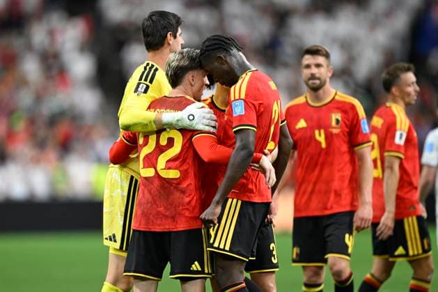 New Zealand vs Belgium - FIFA World Cup, WM, Weltmeisterschaft, Fussball 2026 VANCOUVER, CANADA - JUNE 26 : Saelemaekers Alexis midfielder of Belgium celebrating scoring a goal during the FIFA World Cup 2026 Group G match between New Zealand and Belgium at the BC Place Stadium on June 26, 2026 in Vancouver, Canada, 26 06 2026 Vancouver Canada  Copyright: xNicoxVereeckenx