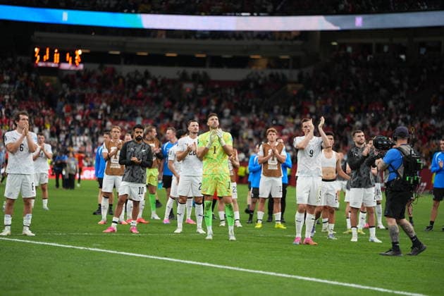 New Zealand v Belgium - FIFA World Cup, WM, Weltmeisterschaft, Fussball 2026 - Group G VANCOUVER, CANADA - JUNE 26: Players of New Zealand greet the fans after the 2026 FIFA World Cup First Stage Group G match between New Zealand and Belgium at BC Place (Vancouver Stadium) in Vancouver, British Columbia, Canada on June 26, 2026. Ercin Erturk Anadolu British Columbia Canada. Editorial use only. Please get in touch for any other usage.  Copyright: x2026xAnadoluxErcinxErturkx