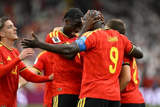 New Zealand vs Belgium - FIFA World Cup, WM, Weltmeisterschaft, Fussball 2026 VANCOUVER, CANADA - JUNE 26 : Lukaku Romelu forward of Belgium celebrating scoring a goal during the FIFA World Cup 2026 Group G match between New Zealand and Belgium at the BC Place Stadium on June 26, 2026 in Vancouver, Canada, 26 06 2026 Vancouver Canada  Copyright: xNicoxVereeckenx