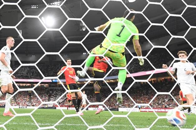New Zealand vs Belgium - FIFA World Cup, WM, Weltmeisterschaft, Fussball 2026 VANCOUVER, CANADA - JUNE 26 : Lukaku Romelu forward of Belgium scoring a goal during the FIFA World Cup 2026 Group G match between New Zealand and Belgium at the BC Place Stadium on June 26, 2026 in Vancouver, Canada, 26 06 2026 Vancouver Canada  Copyright: xNicoxVereeckenx