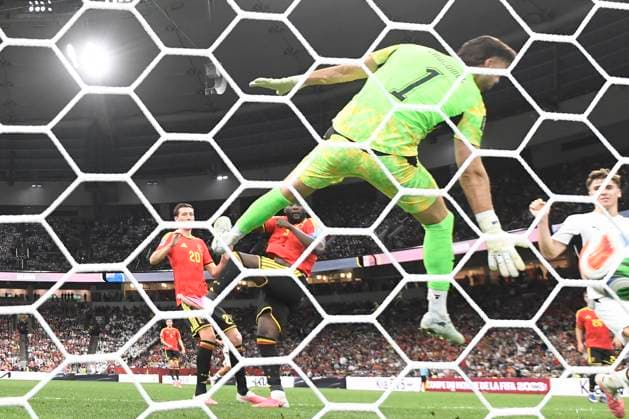 New Zealand vs Belgium - FIFA World Cup, WM, Weltmeisterschaft, Fussball 2026 VANCOUVER, CANADA - JUNE 26 : Lukaku Romelu forward of Belgium scoring a goal during the FIFA World Cup 2026 Group G match between New Zealand and Belgium at the BC Place Stadium on June 26, 2026 in Vancouver, Canada, 26 06 2026 Vancouver Canada  Copyright: xNicoxVereeckenx