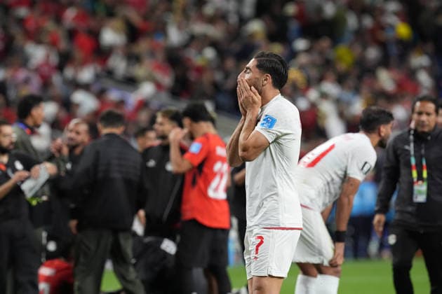 Alireza Jahanbakhsh of Iran reacts at the end of a Group G match at the 2026 FIFA World Cup, WM, Weltmeisterschaft, Fussball between Egypt and Iran at Lumen Field in Seattle, United States, 26 June 2026. FIFA World Cup 2026 - Group G - Egypt vs Iran !ACHTUNG: NUR REDAKTIONELLE NUTZUNG!  Copyright: xOmarxAlonsox AME5105 20260627-55020725239_1