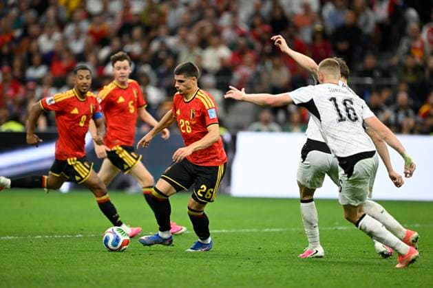 New Zealand vs Belgium - FIFA World Cup, WM, Weltmeisterschaft, Fussball 2026 VANCOUVER, CANADA - JUNE 26 : Fernandez-Pardo Matias forward of Belgium in action during the FIFA World Cup 2026 Group G match between New Zealand and Belgium at the BC Place Stadium on June 26, 2026 in Vancouver, Canada, 26 06 2026 Vancouver Canada  Copyright: xNicoxVereeckenx