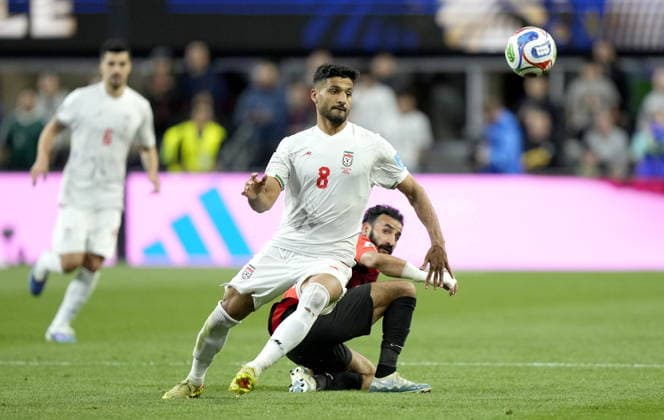 FIFA World Cup, WM, Weltmeisterschaft, Fussball 2026 - Group G - Egypt vs Iran Mohammad Mohebi of Iran in action during the FIFA World Cup 2026 group stage match Egypt against Iran, in Seattle, USA, 26 June 2026. SEATTLE United States  Copyright: xSTEPHENxBRASHEARx