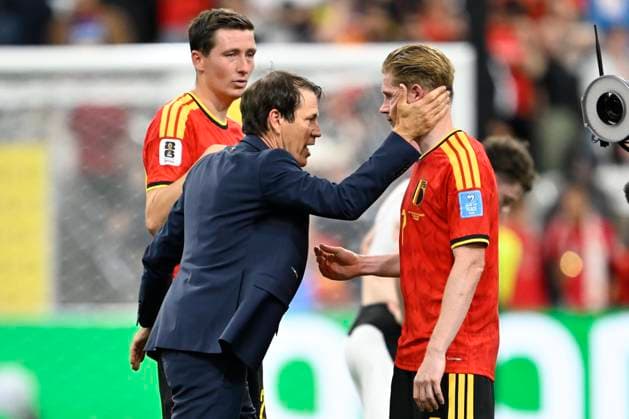 New Zealand vs Belgium - FIFA World Cup, WM, Weltmeisterschaft, Fussball 2026 VANCOUVER, CANADA - JUNE 26 : Garcia Rudi head coach of Belgium and De Bruyne Kevin forward of Belgium during the FIFA World Cup 2026 Group G match between New Zealand and Belgium at the BC Place Stadium on June 26, 2026 in Vancouver, Canada, 26 06 2026 Vancouver Canada  Copyright: xNicoxVereeckenx