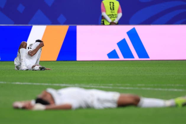 Players of Saudi Arabia reacts at the end a Group H match at the 2026 FIFA World Cup, WM, Weltmeisterschaft, Fussball between Cape Verde and Saudi Arabia at NRG stadium in Houston, United States, 26 June 2026. FIFA World Cup 2026 - Group H - Cape Verde vs Saudi Arabia !ACHTUNG: NUR REDAKTIONELLE NUTZUNG!  Copyright: xCarlosxRamírezx GR6210 0860152592st