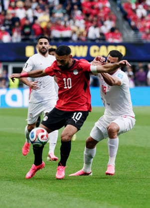 (260627) -- SEATTLE, June 27, 2026 -- Mohamed Salah (C) of Egypt competes during the group G match between Egypt and Iran at the 2026 FIFA World Cup, WM, Weltmeisterschaft, Fussball at Seattle Stadium in Seattle, the United States, June 26, 2026. (Photo by Xinhua) (SP)U.S.-SEATTLE-FOOTBALL-FIFA WORLD CUP-GROUP G-EGY VS IRN ArthurxDong 