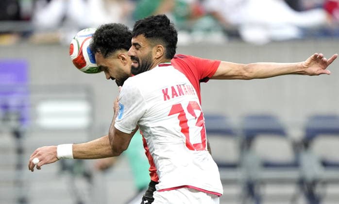 FIFA World Cup, WM, Weltmeisterschaft, Fussball 2026 - Group G - Egypt vs Iran Mostafa Ziko (L) of Egypt and Hossein Kanaanizadegan of Iran in action during the FIFA World Cup 2026 group stage match Egypt against Iran, in Seattle, USA, 26 June 2026. SEATTLE United States  Copyright: xSTEPHENxBRASHEARx