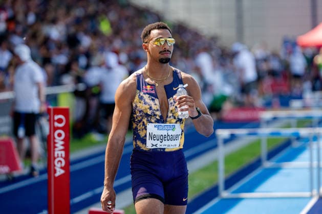 Ratingen, 27.06.2026, Leichathletik, Mehrkampf, Zehnkampf Leo Neugebauer während des Wettkampfes *** Ratingen, June 27, 2026, Track and Field, Combined Events, Decathlon: Leo Neugebauer during the competition