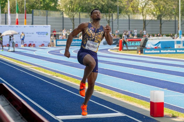 Leo Neugebauer (GER, VfB Stuttgart) beim Absprung. Stadtwerke Ratingen Mehrkampfmeeting 2026, Leichtathletik, 27. u. 28.06.2026 Stadtwerke Ratingen Mehrkampfmeeting 2026, Leichtathletik, 27. u. 28.06.2026 Ratingen *** Leo Neugebauer (GER), VfB Stuttgart, in the long jump at the 2026 Stadtwerke Ratingen Combined Events Meet, Track and Field, June 27 and 28, 2026; 2026 Stadtwerke Ratingen Combined Events Meet, Track and Field, June 27 and 28, 2026, Ratingen Copyright: xEibner-Pressefoto ThomasxHaeslerx EP_THR
