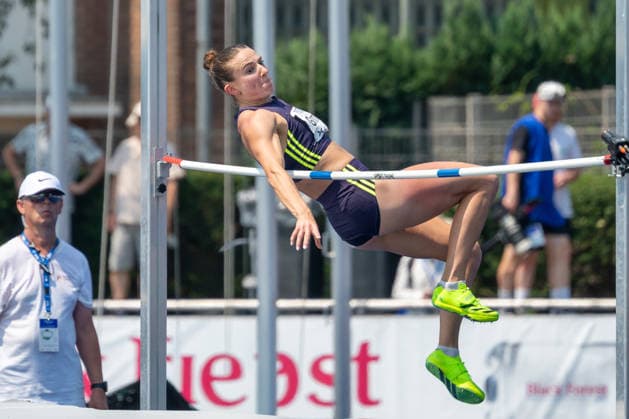 Vanessa Grimm (GER Koenigsteiner LV) beim Hochsprung. Stadtwerke Ratingen Mehrkampfmeeting 2026, Leichtathletik, 27. u. 28.06.2026 Stadtwerke Ratingen Mehrkampfmeeting 2026, Leichtathletik, 27. u. 28.06.2026 Ratingen *** Vanessa Grimm (GER) Koenigsteiner LV in the high jump at the 2026 Stadtwerke Ratingen Combined Events Meeting, Track and Field, June 27 and 28, 2026 Stadtwerke Ratingen Combined Events Meeting 2026, Track and Field, June 27 and 28, 2026, Ratingen Copyright: xEibner-Pressefoto ThomasxHaeslerx EP_THR