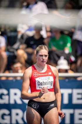 RATINGEN, GERMANY - JUNE 27, 2026 : Marie Dehning (GER Germany) competing during heptathlon’s high jump the Multisport Event at Stadion Ratingen on June 27, 2026 in Ratingen, Germany. Nordrhein-Westfalen Germany Copyright: xAxelxKohringx