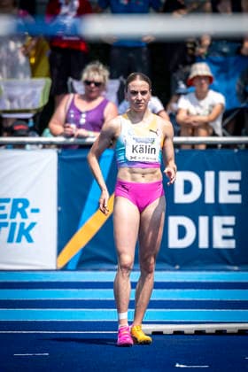 RATINGEN, GERMANY - JUNE 27, 2026 : Annik Kälin (SUI Switzerland)competing during heptathlon’s high jump the Multisport Event at Stadion Ratingen on June 27, 2026 in Ratingen, Germany. Nordrhein-Westfalen Germany Copyright: xAxelxKohringx