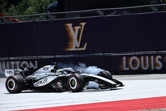 27.06.2026, xsvx, Motorsport FIA Formel 1, Grand Prix von Österreich v.l. Sergio Perez (Cadillac) Startnummer 11 (FIA REGULATIONS PROHIBIT ANY USE OF PHOTOGRAPHS as IMAGE SEQUENCES and or QUASI-VIDEO) Zeltweg-Spielberg *** June 27, 2026, xsvx, Motorsport FIA Formula 1, Austrian Grand Prix featuring Sergio Perez in the No. 11 Cadillac. FIA regulations prohibit any use of photographs as image sequences and or quasi-video. Zeltweg, Spielberg