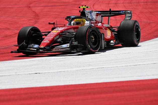 27.06.2026, xsvx, Motorsport FIA Formel 1, Grand Prix von Österreich v.l. Lewis Hamilton (Ferrari) Startnummer 44 (FIA REGULATIONS PROHIBIT ANY USE OF PHOTOGRAPHS as IMAGE SEQUENCES and or QUASI-VIDEO) Zeltweg-Spielberg *** June 27, 2026, xsvx, Motorsport, FIA Formula 1, Austrian Grand Prix, Lewis Hamilton, Ferrari, No. 44. FIA REGULATIONS PROHIBIT ANY USE OF PHOTOGRAPHS AS IMAGE SEQUENCES AND OR QUASI-VIDEO. Zeltweg, Spielberg