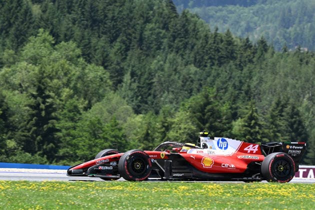 27.06.2026, xsvx, Motorsport FIA Formel 1, Grand Prix von Österreich v.l. Lewis Hamilton (Ferrari) Startnummer 44 (FIA REGULATIONS PROHIBIT ANY USE OF PHOTOGRAPHS as IMAGE SEQUENCES and or QUASI-VIDEO) Zeltweg-Spielberg *** June 27, 2026, xsvx, Motorsport, FIA Formula 1, Austrian Grand Prix, Lewis Hamilton, Ferrari, car number 44. FIA REGULATIONS PROHIBIT ANY USE OF PHOTOGRAPHS AS IMAGE SEQUENCES AND OR QUASI-VIDEO. Zeltweg, Spielberg