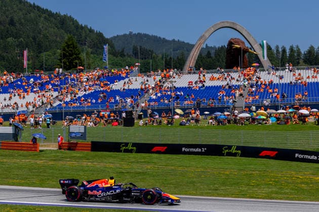 MOTORSPORTS, FORMULA 1 - GP of Austria 2026 SPIELBERG,AUSTRIA,27.JUN.26 - MOTORSPORTS, FORMULA 1 - Grand Prix of Austria, Red Bull Ring, practice and qualifying. Image shows Max Verstappen (NED Red Bull Racing).  GEPAxpictures xGabrielxLopez