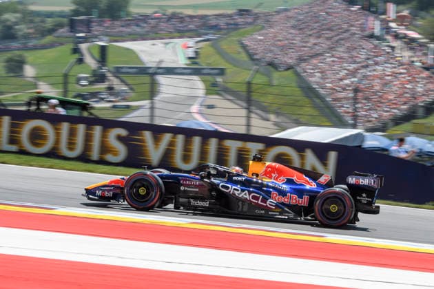 June 27, 2026, Spielberg, Styria, Austria: Max VERSTAPPEN (NED) driving for Red Bull Racing at turn 3 during Free practice session 3 of the 2026 Lenovo Austrian GP at Red Bull Ring in Spielberg (Styria, Austria), 8th round of the 2026 FIA F1 World Championship, WM, Weltmeisterschaft .Credit: ZUMA Press F1 2026: Lenovo Austrian GP: FP3  - ZUMAr158 20260627_aap_r158_001 Copyright: xRiccardoxRighettix