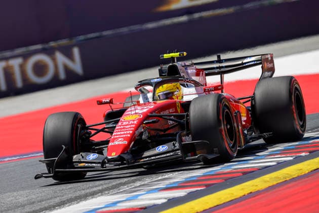 June 27, 2026, Spielberg, Styria, Austria: Lewis HAMILTON (GBR) driving for Ferrari at turn 3 during Free practice session 3 of the 2026 Lenovo Austrian GP at Red Bull Ring in Spielberg (Styria, Austria), 8th round of the 2026 FIA F1 World Championship, WM, Weltmeisterschaft .Credit: ZUMA Press F1 2026: Lenovo Austrian GP: FP3  - ZUMAr158 20260627_aap_r158_020 Copyright: xRiccardoxRighettix