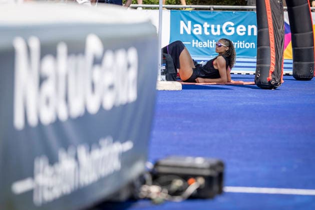 RATINGEN, GERMANY - JUNE 27, 2026 : Anna-Elisabeth Ehlers (GER Germany) during high jump competing during the Multisport Event at Stadion Ratingen on June 27, 2026 in Ratingen, Germany. Nordrhein-Westfalen Germany Copyright: xLeahxKohringx