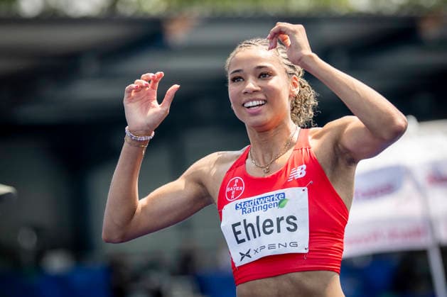 RATINGEN, GERMANY - JUNE 27, 2026 : Anna-Elisabeth Ehlers (GER Germany) reacts during the heptathlon’s high jump of the Multisport Event at Stadion Ratingen on June 27, 2026 in Ratingen, Germany. Nordrhein-Westfalen Germany Copyright: xAxelxKohringx