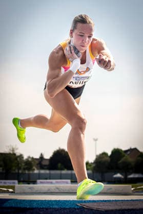 RATINGEN, GERMANY - JUNE 27, 2026 : Lexie Keller (USA United States) competing in the shot put during the Multisport Event at Stadion Ratingen on June 27, 2026 in Ratingen, Germany. Nordrhein-Westfalen Germany Copyright: xAxelxKohringx