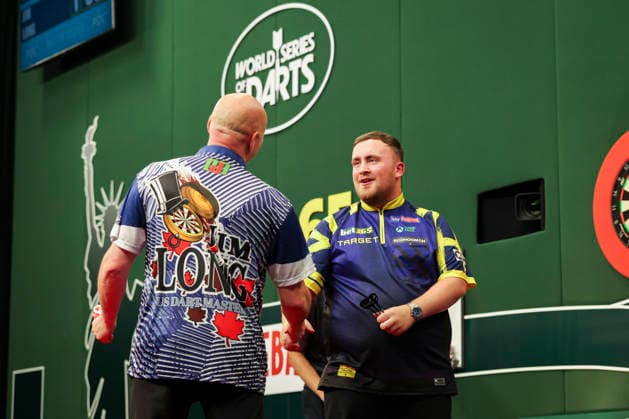 2026 bet365 US Darts Masters Luke Littler celebrates his win vs Jim Long during the 2026 bet365 US Darts Masters at Madison Square Garden, New York, United States on 26 June 2026 Credit: Phil Duncan Every Second Media Editorial use only. All images are copyright Every Second Media Limited. No images may be reproduced without prior permission. Copyright: xIMAGO EveryxSecondxMediax ESM-2054-0010 PhilxDuncanx xEveryxSecondxMediax