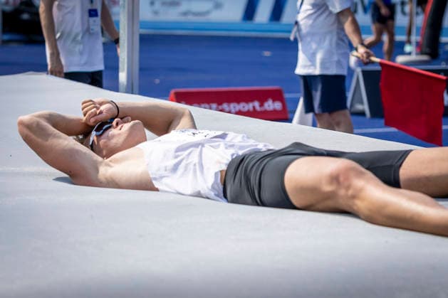 RATINGEN, GERMANY - JUNE 27, 2026 : Marcel Meyer (GER Germany) competing in the high jump during the Multisport Event at Stadion Ratingen on June 27, 2026 in Ratingen, Germany. Nordrhein-Westfalen Germany Copyright: xLeahxKohringx