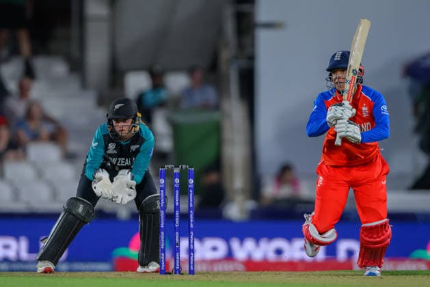 England Women v New Zealand Women ICC Women s T20 World Cup 2026 Sophia Dunkley of England Women bats during the ICC Women s T20 World Cup 2026 match at the Kia Oval, London 27 06 2026 UK Newspapers OUT Copyright: xGraemexWilcocksonx FIL-23579-0079
